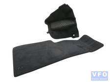 Teppich und A-Säulenverkleidung vorne links anthrazit original Audi A8 4D D2