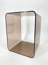 * BEISTELLTISCH PLEXIGLAS ACRYL MICHEL DUMAS ROCHE BOBOIS MAUVE 1970ER VINTAGE