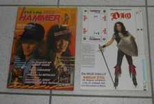 Metal Hammer - Nr. 7 von 1987, inc aller  Poster und Dio Pappaufsteller  wie neu