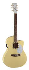CORT Westerngitarre, Jade Classic , Pastel Yellow Open Pore, Preamp