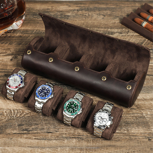 Uhrenetui crazy horse leder - crazy, 4