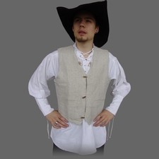 Mittelalter Weste gefüttert