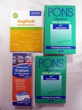 ENGLISCH VOKABELBOX - plus 2 dicke PONS Wörterbücher + Grundwort Sprachen Lernen