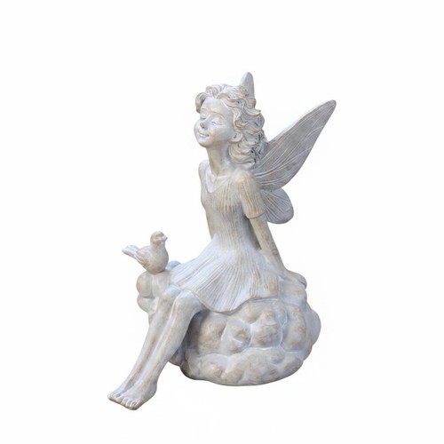 Wolkenfee ornament steinoptik - ornament,