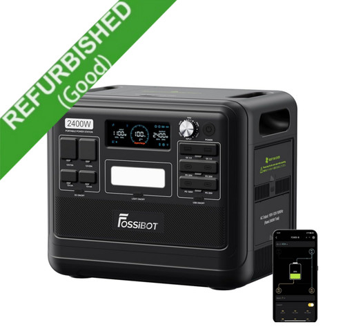 Fossibot f2400 2048wh 2400w - fossibot,