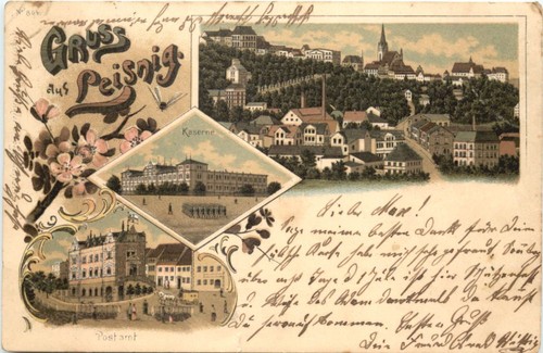 Gruss aus leisnig - aus, litho