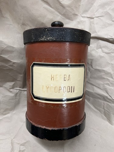 Apotheker dose kräuter pappe - dose,