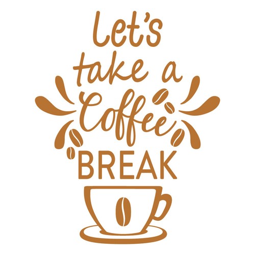 Kaffee aufkleber deko sticker - aufkleber,