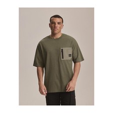 Dakar Herren T-shirt DKR PATCH Khaki M