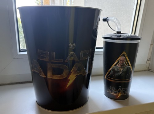 Black adam becher - black, popcorn