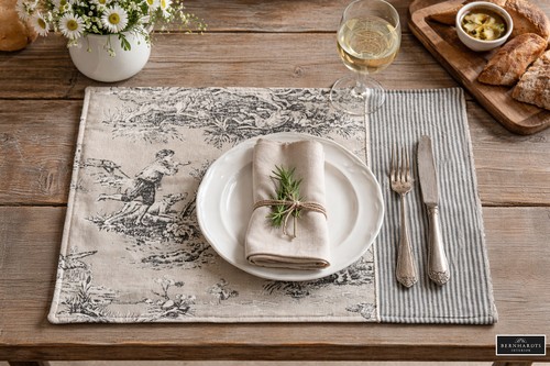 Toile jouy tischsets - tischsets,