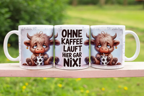 Tasse ohne kaffee läuft - „ohne,