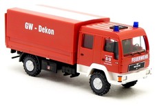 Rietze 68034 MAN LE Doka Feuerwehr Tettnang GW Dekon Katastrophenschutz 1:87 H0