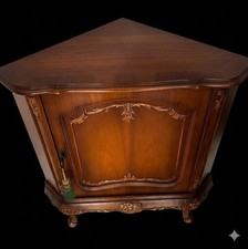 2x Antik-Stil Eckkommode –