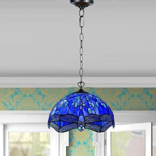 Antik stil tiffany blaue - 16",