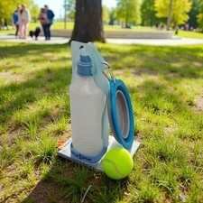 6 tlg. Konvolut Flexleine Reflektion Tera Canis Trinkflasche Napf Quitsch Ball