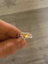 Herz Ring Sterlingsilber 925 Anpassbar für alle Größen Damenring