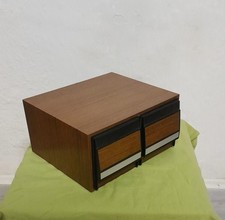 Vintage CD Box Teak Optik, CD