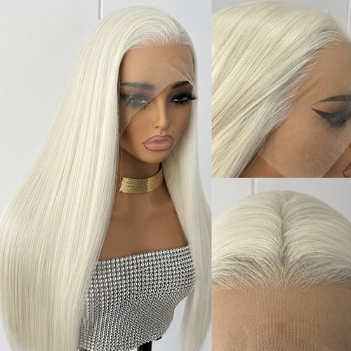Blond bleichen long - long, straight