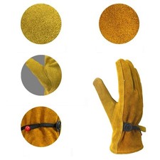 Dornenfeste Arbeitshandschuhe f??r G?rtner gro?e Gr??e aus Rindsleder