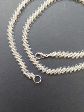 Halskette 40 Cm Lang Handarbeit Aus Perlen Damen Mode Modeschmuck