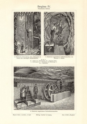 Bergbau v historischer - v.,