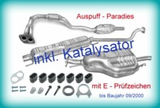 Abgasanlage +.Katalysator für Opel Astra G CC 1.6 16V T98 / F48,F08 ->09/00 +Kit