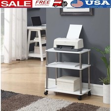 3 Tier Rolling Office Cart