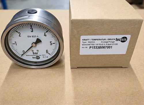 Tecsis manometer bar en - 0–6,