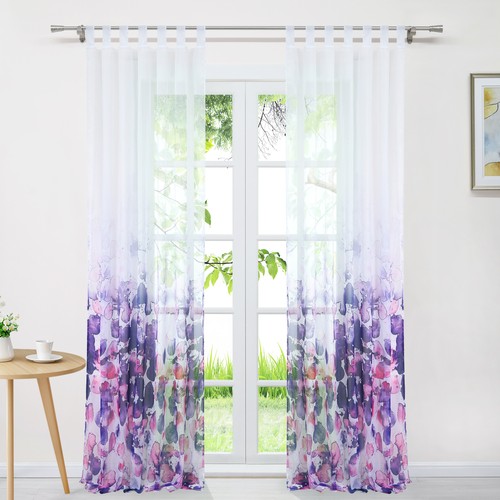 Gardinen stores blumen vorhang - gardinen,