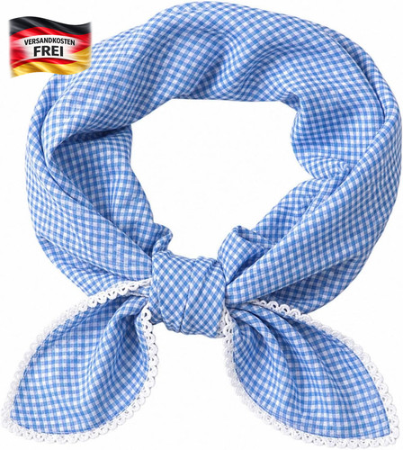 Kariertes trachtentuch 70x70cm - trachtentuch,