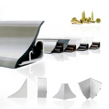 Abschlussleiste 15mm und 23mm 1,5m & 2,5m & 3m Winkelleiste Wandabschlussleiste