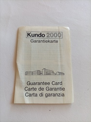 Kundo 2000 garantiezertifikat - kundo,