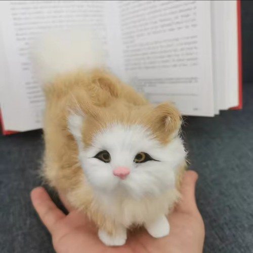 Mini deko plüsch katze - katze, 12cm