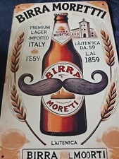 Birra MORETTI BIER Blechschild