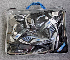 Schlittschuhe, Herren Größe 43, Marke HY Sports, schwarz/silber, selten benutzt 