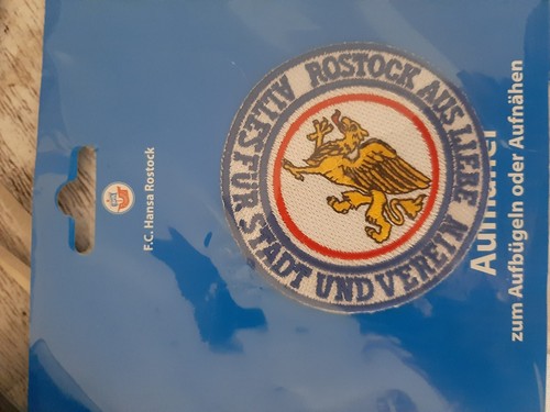 Hansa rostock aufnäher - hansa,