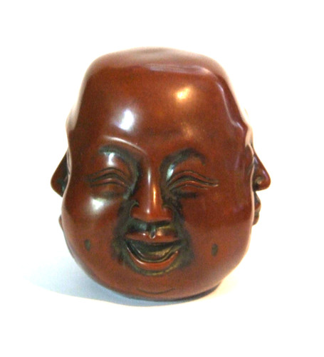 Gesichtiger buddha kopf - gesichtiger,