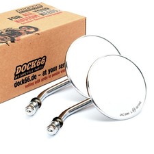 1 Paar Custom Spiegel rund