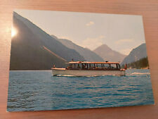 Postkarte Motorboot Forelle Plansee Tirol  Österreich ungel_
