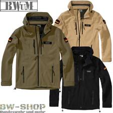 BWuM TACTICAL SOFTSHELL JACKE + PATCH & FLAGGEN BW FELDJACKE ARMY REGENJACKE