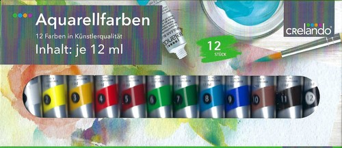 Aquarellfarben farben in - aquarellfarben, 12