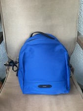 lancel tasche Rucksack Royalblau Nylon Leder