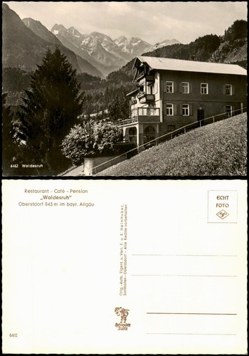 Ansichtskarte oberstdorf - ansichtskarte,