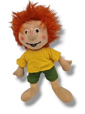 ⚡Pumuckl Plüschfigur Stofftier Puppe  Filz Kleidung 70er retro selten ca 24cm⚡