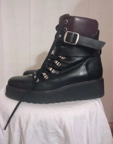 Authentic leather zara ankle - zara,
