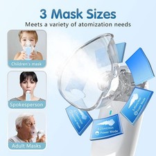1x Handheld Micro-Mesh Nebulizer Humidifier Silent UK Ultrasonic Inhaler S5I7