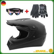 Integralhelm Handschuhe Brille
