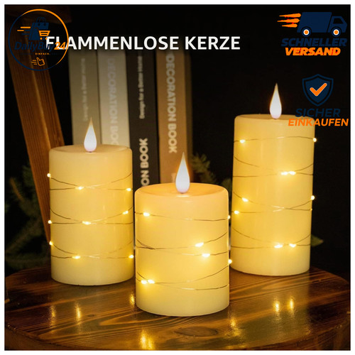 Led kerzen set stück - led-kerzen,