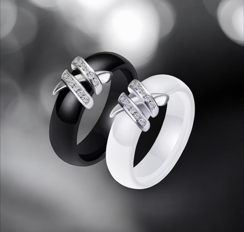 Ring edelstahl keramik - js💖,